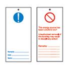 Warning Tag Tagout: Warning Tag