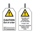 CAUTION  Tagout: Warning Tag