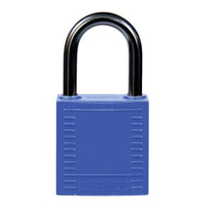 Compact Safety Padlock - Shackle Height 25mm (Blue)