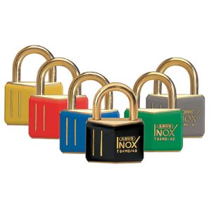 Brass Padlock - Black (Pack of 12)