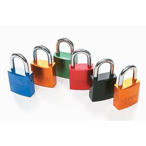 Full Aluminium Padlock - Shackle Height 25mm (Pack of 6)