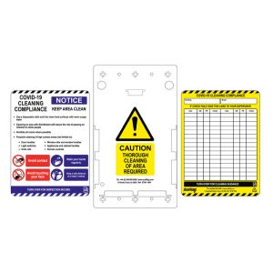 Covid-19 Cleaning Compliance Tag (Pack of 2)