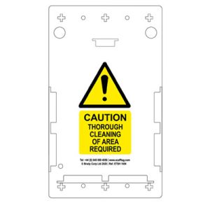 Cleaning of Area Warning Holder