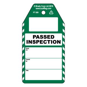 Passed Inspection tag (Pack of 50)