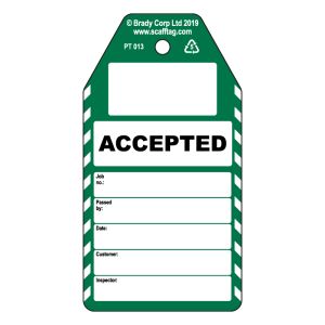 Accepted tag (Pack of 50)