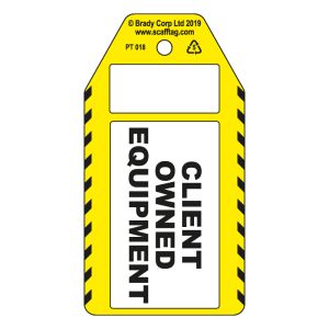 Client Owned Equipment tag (Pack of 50)