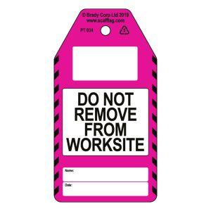 Do Not Remove from Site tag (Pack of 50)