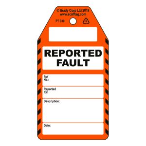 Reported Fault tag (Pack of 50)