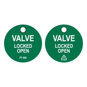 Valve Locked OPEN tag (Pack of 50)