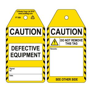 Defective Equipment tag (Pack of 50)