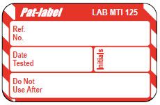 PAT Adhesive Label - pack of 250