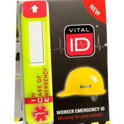 Hard Hat ID Tag (with window)