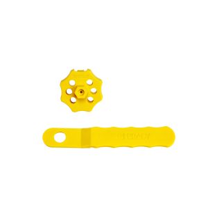 Extra Secure Spin Lockout without Cable-Yellow