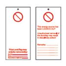 Warning Tag Tagout: Warning Tag