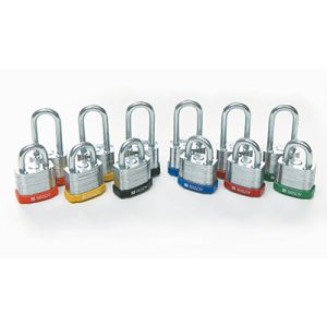 Laminated Steel Padlock - Shackle Height 20mm (Pack of 6)