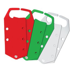 Blank Safety Lockout Hasp - Green (Pack of 5)