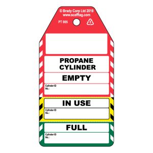 Propane Cylinder 3 part tag (Pack of 50)